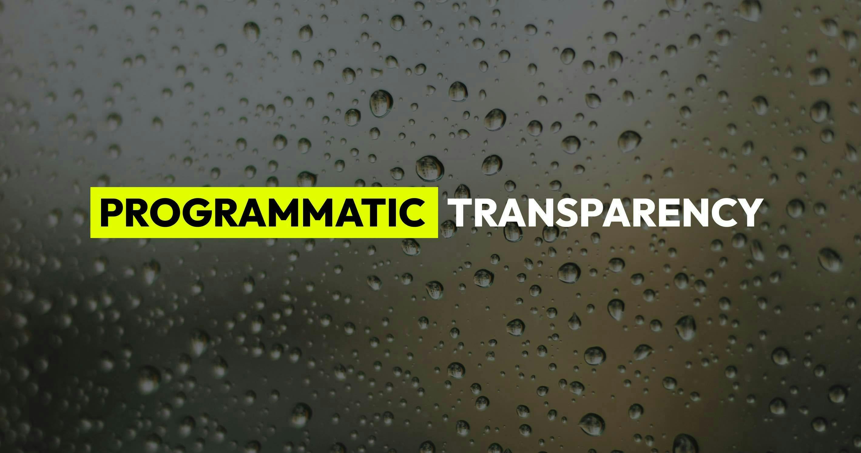 An image for a blog post titled Charting Programmatic Transparency: The Concept X Advantage for Media Agencies and Advertisers